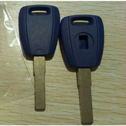 Transponder key shell Car Key Blanks Case For Fiat Blue Color with the blade SIP22
