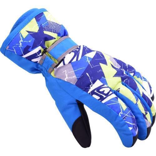 Children Winter Warm Skiing Gloves Boys Girls Sports Waterproof Windproof Snow Gloves Bicycle Riding Snowboard Ski Gloves Kids