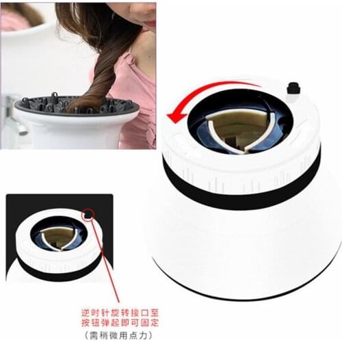 Curling Dryer Diffuser for Natural Wavy Hair Styling Accessories Supports Hair Dryers Stereotype Adjustable Hair Head Diffuser