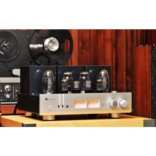 22W+22W MUZISHARE X10 Dual Tube Rectifier Integrated Lamp Amp with Phono Stage Pure power Amplifier 6SL7×2 6SN7×2 KT150×2 5Z3P*2