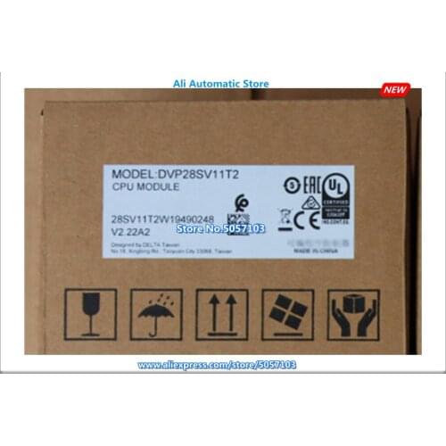 DVP28SV11T2 28-Point Host 16DI 12DO NPN 24VDC 0.5A 4-Channel 200K Input New