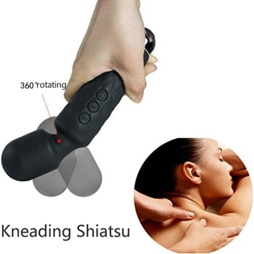 Electric Massage Stick Rechargeable Hand Held Deep Tissue Massager For Muscles Back Foot Neck Pain Relief Full Body Massage Tool