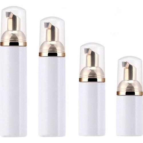 100ML PET Foaming Bottle White Soap Mousses Liquid Dispenser Froth Shampoo Lotion Bottling Cosmetic Foam Pump Bottles 30/50pcs