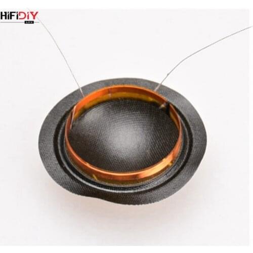 HIFIDIY LIVE 1 inch 25.4mm 25.5mm Tweeters Voice Coil black Silk Membrane Treble Speaker Repair accessories DIY Parts 6 ohm 15W