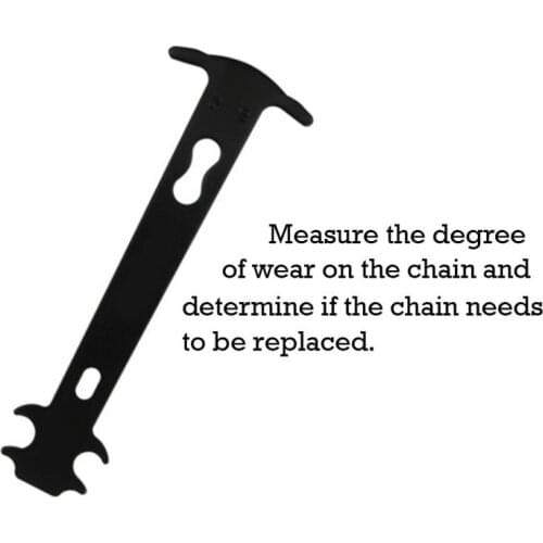 1pcs Bicycle Chain Wear Indicator Checker Mountain Road Bike MTB Chains Gauge Measurement Ruler Cycling Replacement Repair Tools