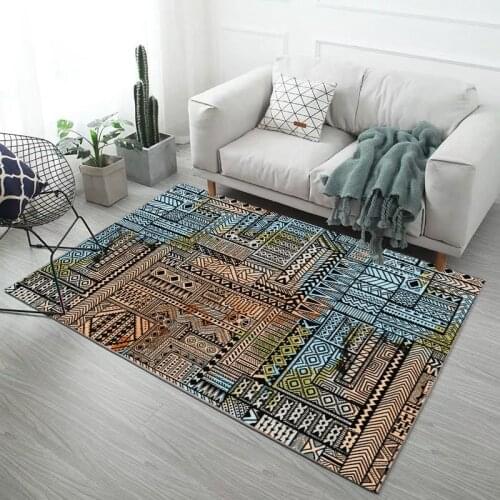Indian Striped Rug 200x300cm Large Living Room Rug Bedroom Mat Kitchen Rug Carpets for Bed Room Large Tribal Rug