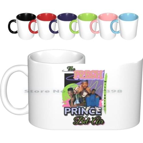 The Fresh Prince Ceramic Mugs Coffee Cups Milk Tea Mug Will Smith Fresh Prince Homestar Vintage Vintage Style Retro Fashion