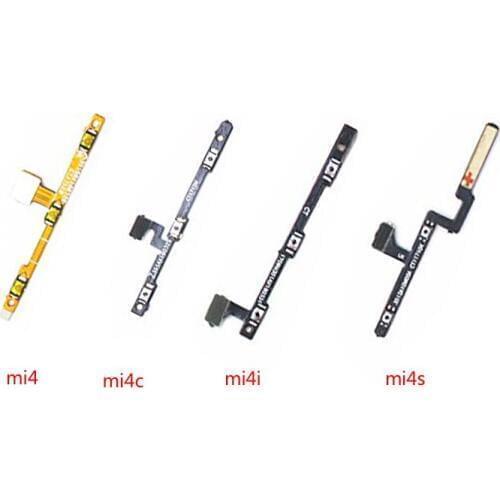 Power Button On Off Volume Up Down Button Key Flex Cable Replacement for xiaomi MI4S Mi 4S/MI 4i Mi4i/MI 4C Mi4C