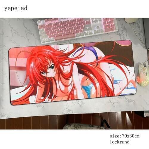 High School DxD mouse pad 900x400x3mm gaming mousepad anime cute office notbook desk mat pc padmouse games gamer mats