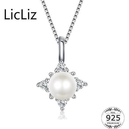 Женские ожерелья из жемчуга LicLiz China At AliExpress