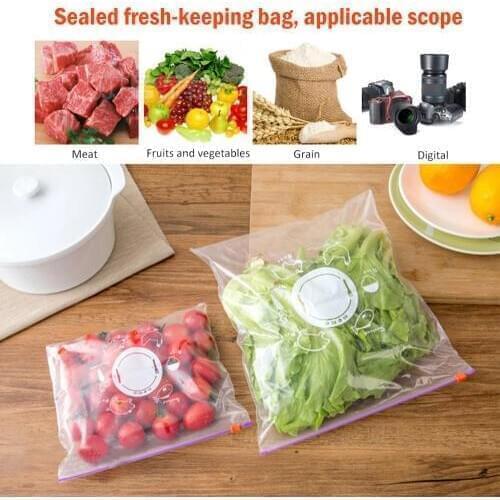 17/20/30/40pcs Reusable Fresh Zipper Bag Freezing Heating Food Saran Wrap Storage Bag Zip Lock Poly Bags Kitchen Accessories