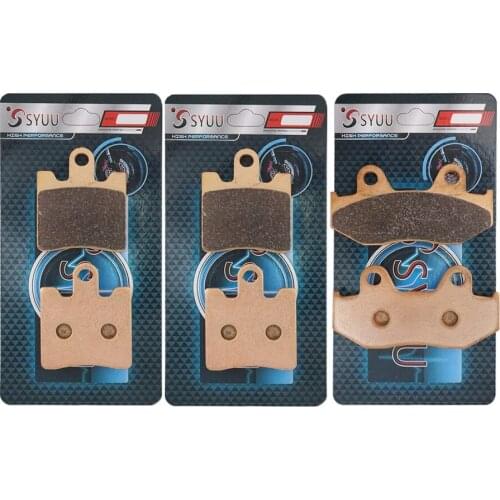 Motorcycle Copper based Sintered Metal Front Rear Brake Pads Kit for SUZUKI AN400 AN 400 X/Y Burgman 1999 2000