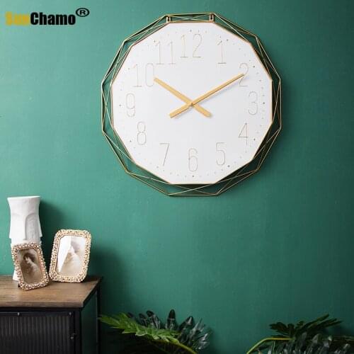 Net Red Clock Clock Light Luxury Decoration Wall Clock Living Room Home Fashion Creative Simple Wall Nordic Vintage Wall Clock