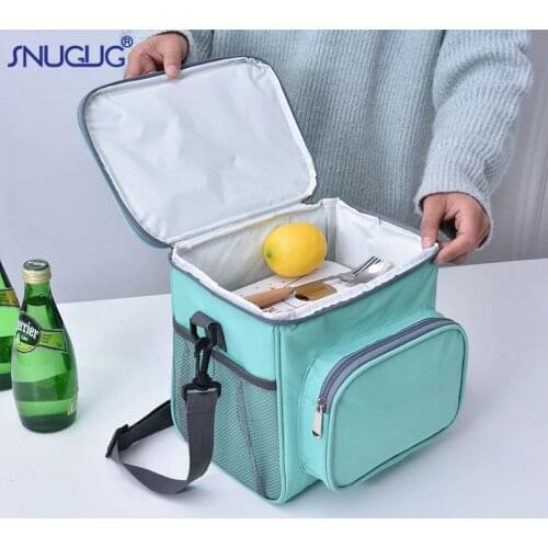 Unisex Insulated 2021 Lunch Bag With Heat Insulation New Thermal Bag Food Door Tote Oxford Travel Necessary Picnic Bag For Food