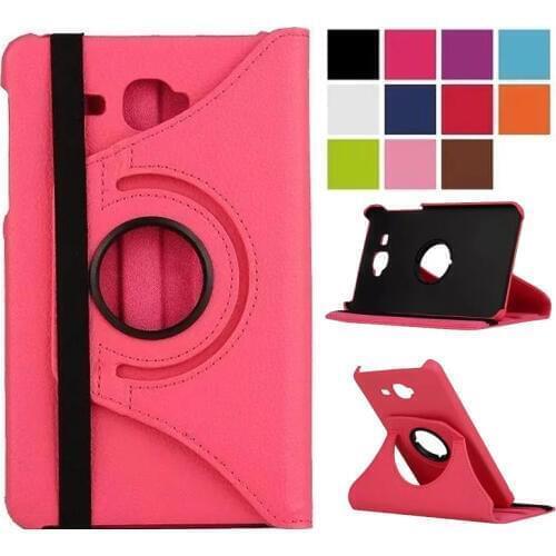 360 Rotating Case for Samsung Galaxy Tab A 7.0 T280 T285 SM-T280 SM-T285 2016 PU Leather Case Folding Stand Smart Cove