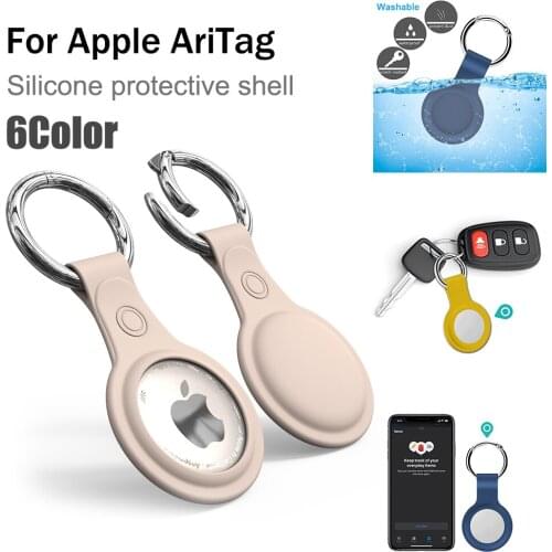 Silicone Protection Cover For AirTags Protective Case Sleeve Anti-scratch Anti-lost Protector Shell For Air Tags Locator Tracker