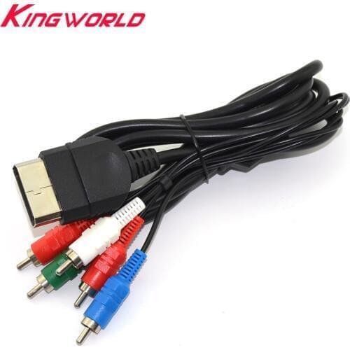 100pcs High quality Component AV Cable Cord Connection for Microsoft for Xbox First Generation Audio Video RCA Cable