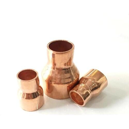 16mmX12.7mm Inner Diameter Copper End Feed Straight Reducing Coupling Plumbing Fitting Scoket Weld Water Gas Oil