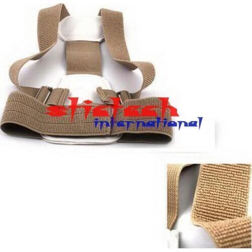 By ems or dhl 200pc Adjustable Therapy Back Support Brace Belt Band Posture Shoulder Corrector White Health Care Tools