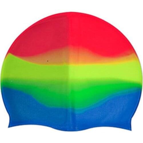 2021 Swimming Cap Silicone Women Men Waterproof Plus Size Colorful Adult Long Hair Sports High Elastic Adults Swim Pool Hat