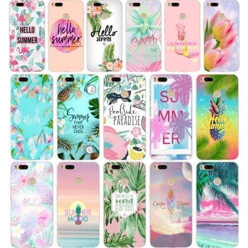 311FG Cool in summer Soft Silicone Tpu Cover phone Case for xiaomi redmi mi 8 A1 A2 lite