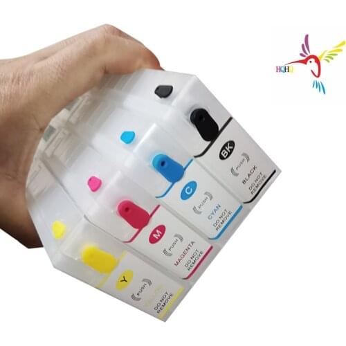 4 Colors/Set T676XL Refillable Ink Cartridge With Permanent Chip For Epson WP-4010/4020/4023/4090/4520/4530/4533/4540/4590