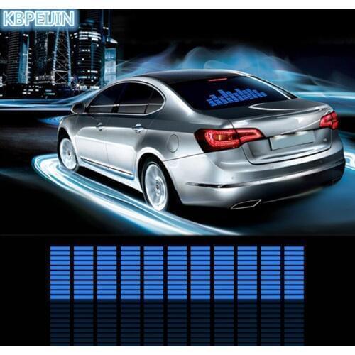 Car styling neon light car LED music Rhythm sticker for BMW e46 e90 e39 f30 f10 e36 e60 x5 e53 f20 e34 accessories 90*25cm