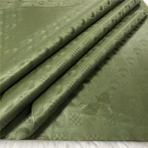 Hot Sale Bazin Riche Getzner 5 Yards Austria Quality Guinea Brocade Garment Fabric Polyester African Lace Fabric Multicolor Sew