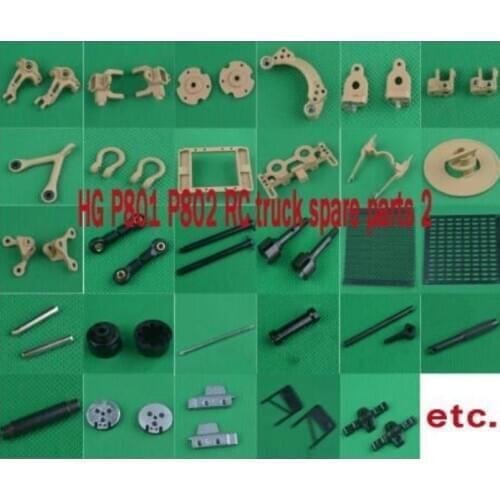 HG P801 P802 1/12 8X8 RC High-imitatlon US military truck spare parts Headstock bumper tires axle Power board ESC gearbox