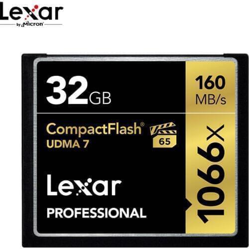 Lexar 1066x CF UDMA 7 128gb CF Card 32gb Memory card Up to 160MB/s VPG-65 64gb Compact flash card for Full HD/3D and 4K video