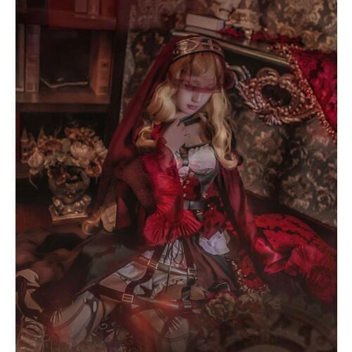 Hot Game SINoALICE Cosplay Costumes Sexy Little Red Riding Hood Holy Ordained Monks Female Role Play Prop Clothing Custom-Make