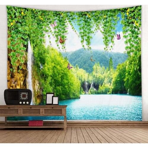 Beautiful Natural Scenery Printed Large Wall Tapestry Cheap Hippie Wall Hanging Bohemian Wall Tapestries Mandala Wall Art Decor