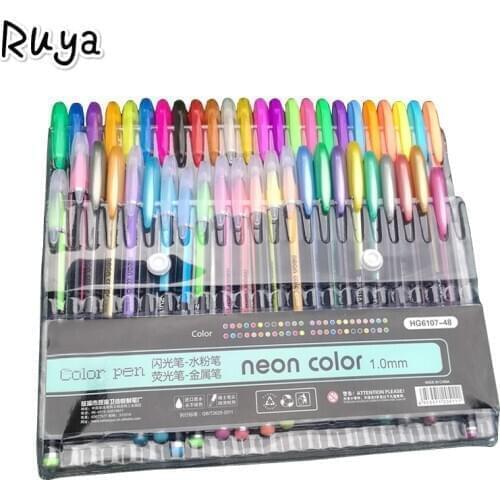 Marker for school drawing japanese stationery art set for highlighter scribble pen markers highlighters colores manga color