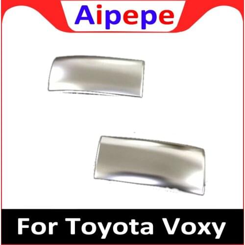 For TOYOTA VOXY R80 2018 2019 ABS Chrome Matte Piano Black Interior Door Handle Cover Trims Sticker Car Interior Styling