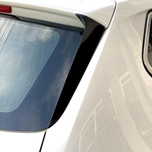 2Pcs Car Trunk Spoiler Side Wing Flap Trim Stickers For BMW X3 F25 2011-2017 Car Spoiler Ail Decoration Styling Accessories