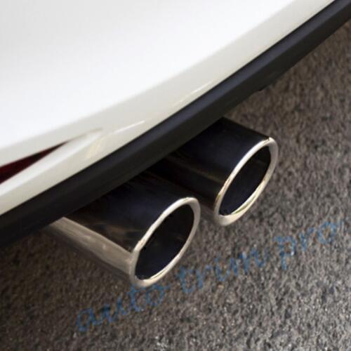 Fit For Audi Q3 2012-2017 Accessries Car Rear Exhaust Muffler TailPipe Tip Cover Decoration