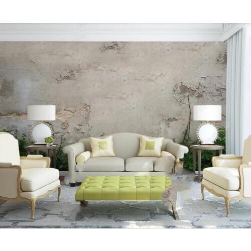 Modern simple fashion simple elegant retro do old wall off brick wall painting