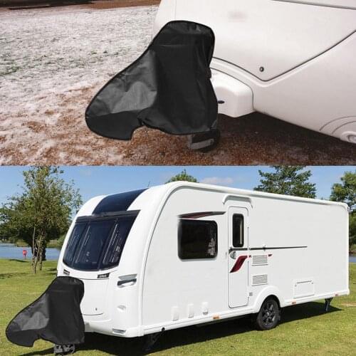 Universal Waterproof Dustproof PVC Caravan Towing Hitch Cover Trailer Rain Snow Dust Protecter