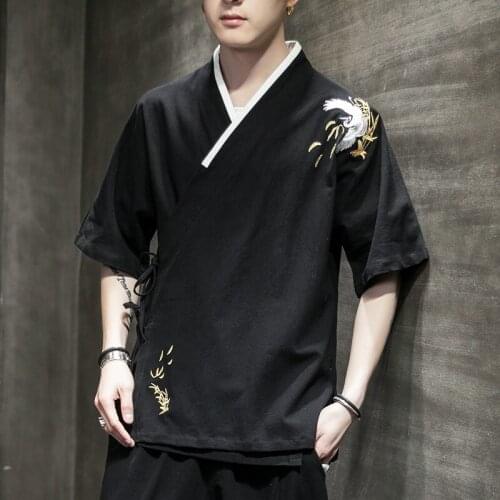 Oriental Clothes MenS Tops Oriental Shirts For Men Hanfu Blouse Cheongsam Linen Vintage Traditional Chinese Clothing 30166