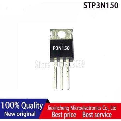 10PCS STP3N150 P3N150 MOSFET N-CH 1500V 2.5A TO-220