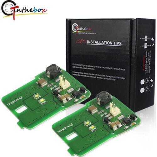 2) 6000K HID Matching Xenon White LED For 10-13 Mercedes W212 E-Class E350 E550 E63 AMG Pre-LCI Parking Position Lights DRL 12V