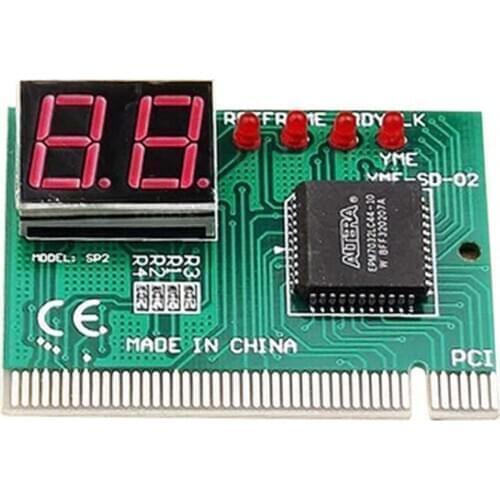2Digit PC Computer Mother Board Debug Post Card Analyzer PCI Motherboard Tester Diagnostics Display For Desktop PC