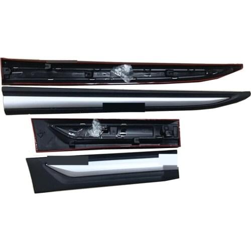 2015-2020 front door cover for outlander rear door apron for airtrek door protector door board door silver trim decoration strip