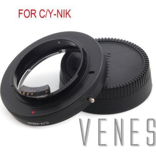 Venes For C/Y-Nik AF Confirm Macro Lens Adapter Suit For Contax Yashica CY Lens to Nikon Camera