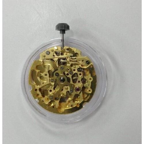 Watch accessories brand new 8N24 GOLD movement through hollow three - pin mechanical movement