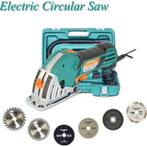 Woodworking Metal Tiles Mini Cutting Tool Electromechanical Circular Saw Household Small Chainsaw Set PS7818MS