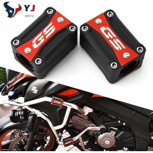 For BMW R1200GS R1250GS F700GS F800GS F850GS Fashion Bumper Protection Decorative Block Crash Bar With LOGO GS Motor Engine Guar