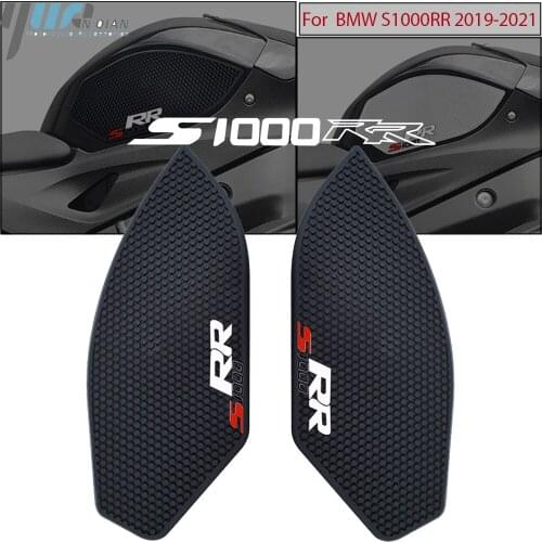 For BMW S1000RR S1000 RR 2019-2021 20 Motorcycle Tank Pad Protector decoration Stickers Decals Gas Fuel Knee Grip Traction Side