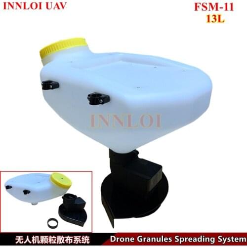 DIY 13L 13kg Drone Granular Spreading System fertilizer spreading device Particle Spreader Seed Fish Bait for Agricultural UAV
