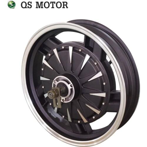 QS Motor 16*3.5inch 5000W 260 V4 hot sale BLDC in wheel motor dual shaft hub motor for ectric scooter/ e-motorcycle